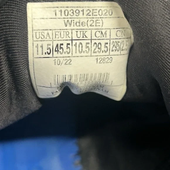 Brooks Adrenaline GTS 23 Men's Size 11.5 Wide 2E Triple Black - Missing Insoles - Picture 11 of 16